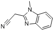 1-甲基-2-苯并咪唑乙腈;N-甲基-2-苯并咪唑乙腈分子式结构图