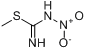 N-硝基-S-甲基异硫脲;2-甲基-3-硝基异硫脲分子式结构图