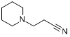 N-氰乙基哌啶;3-哌啶丙腈分子式结构图