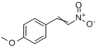 1-(4-甲氧苯基)-2-硝基乙烯;4-甲氧基-beta-硝基苯乙烯分子式结构图