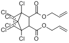 氯菌酸二烯丙酯;1,4,5,6,7,7-六氯双环[2.2.1]庚-5-烯-2,3-二甲酸二烯丙酯分子式结构图