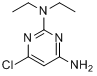 4-氨基-6-氯-2-二乙基氨基嘧啶分子式结构图