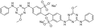 荧光增白剂134分子式结构图