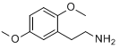 2,5-二甲氧基苯乙胺分子式结构图