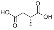 (R)-(+)-甲基丁二酸;(R)-(+)-甲基琥珀酸分子式结构图