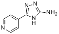 5-(吡啶-4-基)-4H-1,2,4-三唑-3-胺分子式结构图