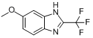 6-甲氧基-2-(三氟甲基)-1H-苯并咪唑分子式结构图