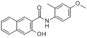 3-羟基-N-(4-甲氧基-2-甲基苯基)-2-萘甲酰胺分子式结构图