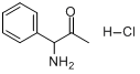 1-氨基-1-苯基丙酮盐酸盐分子式结构图