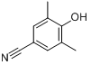 3,5-二甲基-4-羟基苯甲腈分子式结构图