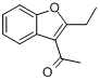 2-乙基-3-乙酰基苯并呋喃分子式结构图