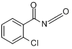 2-氯苯甲酰异氰酸酯分子式结构图
