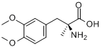 3-(3,4-二甲氧基苯基)-2-甲基丙氨酸分子式结构图