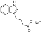 3-吲哚丁酸钠分子式结构图