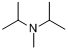 N,N-二异丙基甲胺;N-甲基二异丙胺分子式结构图