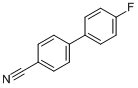 4-(4-氟苯基)苯腈;4-(4-氟苯基)苯甲腈分子式结构图