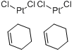 二氯双氯代环己烯铂(II)分子式结构图