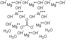 铝碳酸镁;碱式碳酸铝镁分子式结构图