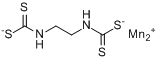 代森锰;乙撑-1,2-双二硫代氨基甲酸锰分子式结构图