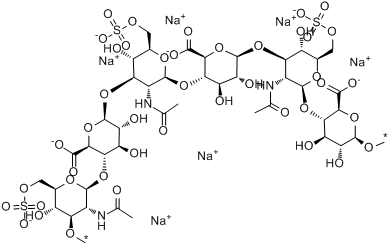 硫酸软骨素钠分子式结构图