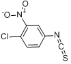 4-氯-3-硝基苯基硫代异氰酸酯分子式结构图