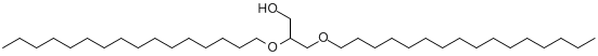 1,2-O-双十六烷基-rac-甘油分子式结构图