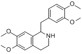 (+/-)-四氢罂粟碱分子式结构图