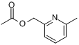 (6-甲基吡啶-2-基)甲基乙酸酯分子式结构图