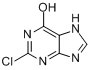 2-氯-6-羟基嘌呤;2-氯次黄嘌呤分子式结构图