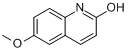 2-羟基-6-甲氧基喹啉分子式结构图