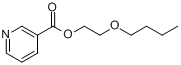 尼古博星;烟波克昔;烟酸丁氧基乙酯分子式结构图