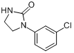 1-(3-氯苯基)-2-咪唑啉酮;N-(3-氯苯基)-2-咪唑烷酮分子式结构图