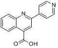 2-(4-吡啶基)-4-喹啉羧酸分子式结构图