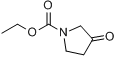 1-乙氧羰基吡咯烷-3-酮分子式结构图