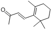 beta-紫罗兰酮;乙位紫罗兰酮;4-(2,6,6-三甲基-1-环己烯基)-3-丁烯-2-酮分子式结构图