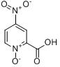 4-硝基吡啶-2-甲酸1-氧化物分子式结构图