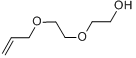 二甘醇单烯丙基醚分子式结构图