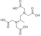 (S)-(+)-1,2-丙二胺-N,N,N',N'-四乙酸分子式结构图