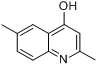 2,6-二甲基-4-羟基喹啉分子式结构图