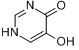 5-羟基-4(1H)-嘧啶酮;5-羟基-1,4-二氢嘧啶-4-酮分子式结构图