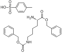 N6-苄氧羰酰基-L-赖氨酸苄酯对甲苯磺酸分子式结构图