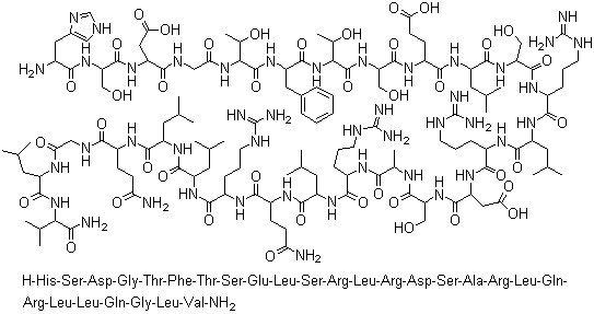 促胰液素;胰泌素分子式结构图