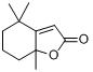 二氢猕猴桃内酯;5,6,7,7a-四氢-4,7,7a-三甲基-2-(4H)-苯并呋喃酮分子式结构图