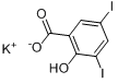 3,5-二碘水杨酸钾分子式结构图