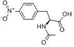 (S)-2-乙酰胺基-4-硝基苯丙氨酸分子式结构图