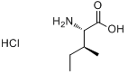 L-异亮氨酸盐酸盐分子式结构图