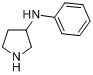 N-苯基吡咯烷-3-胺分子式结构图