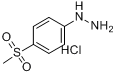 4-(甲基磺酰基)苯肼盐酸盐分子式结构图