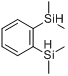 1,2-二(二甲基硅烷基)苯分子式结构图