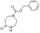 1-Cbz-[1,4]二氮杂庚烷-5-酮;5-氧代-[1,4]二氮杂庚烷-1-甲酸苄酯分子式结构图